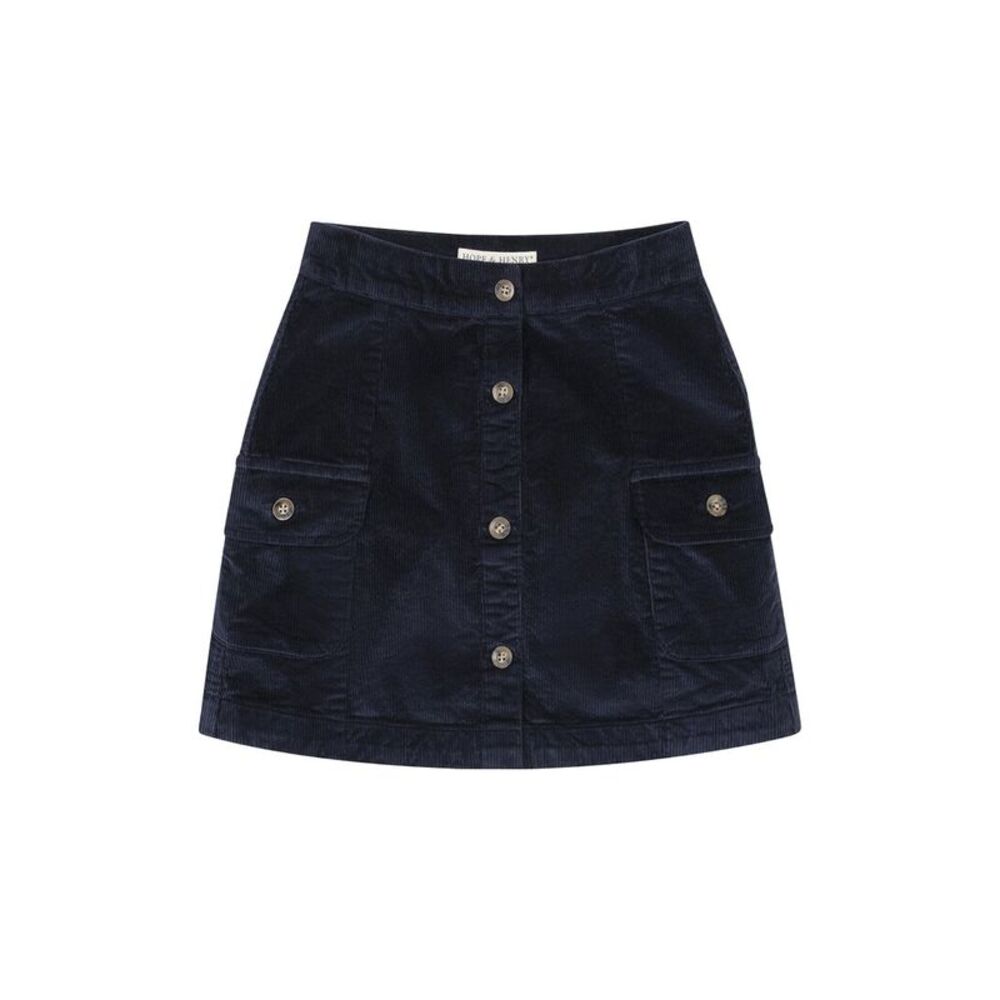 Hope & Henry Girls  Organic Corduroy Button Front Skirt